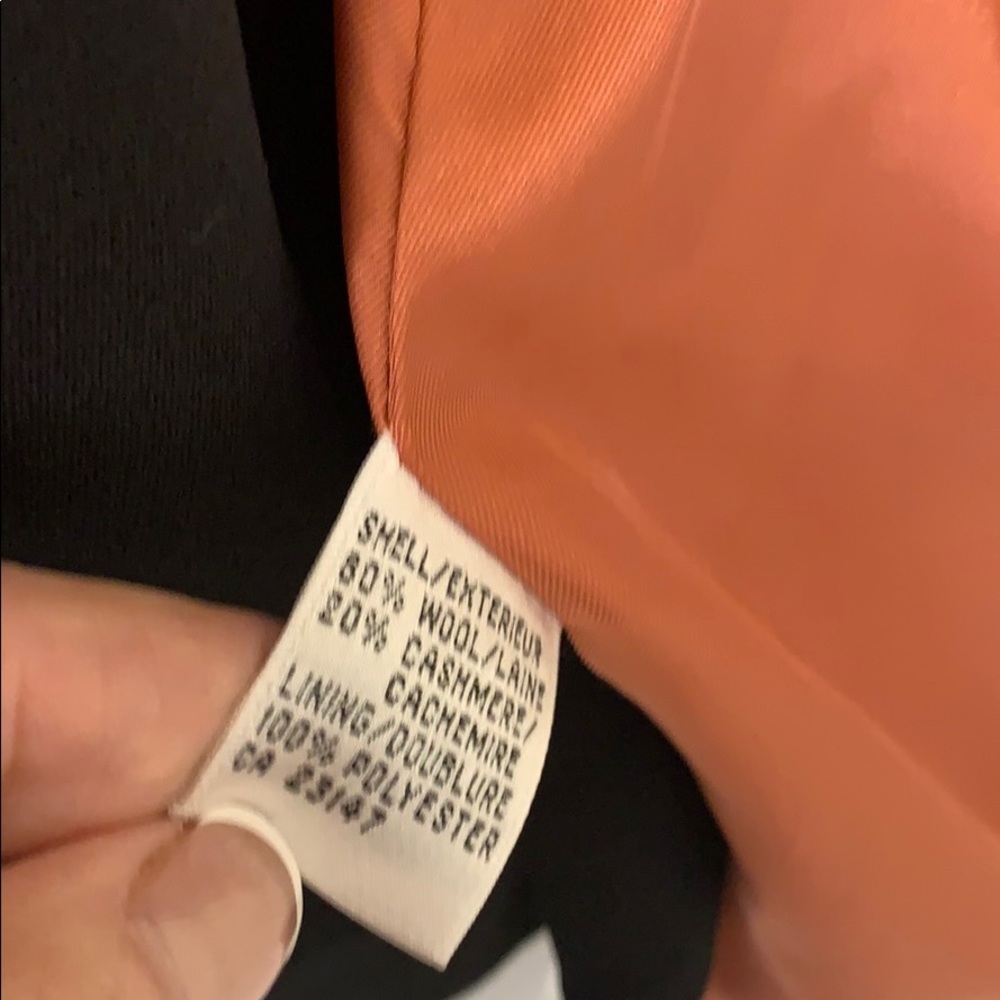 Talbots Wool/Cashmere Salmon Peacoat - Picture 4 of 8